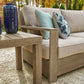 Silo Point Right-Arm Facing/Left-Arm Facing Outdoor Loveseat with Cushion (Set of 2)