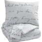 Adrianna 3-Piece King Comforter Set