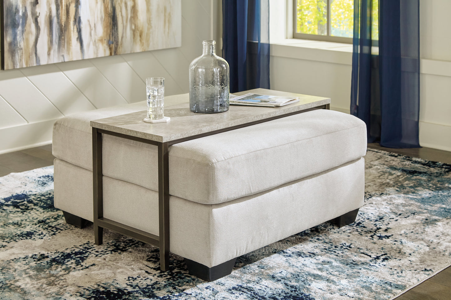Shybourne Ottoman Cocktail Table