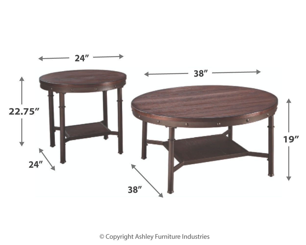 Sandling Table (Set of 3)