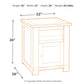 Budmore End Table with USB Ports & Outlets
