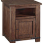 Budmore End Table with USB Ports & Outlets