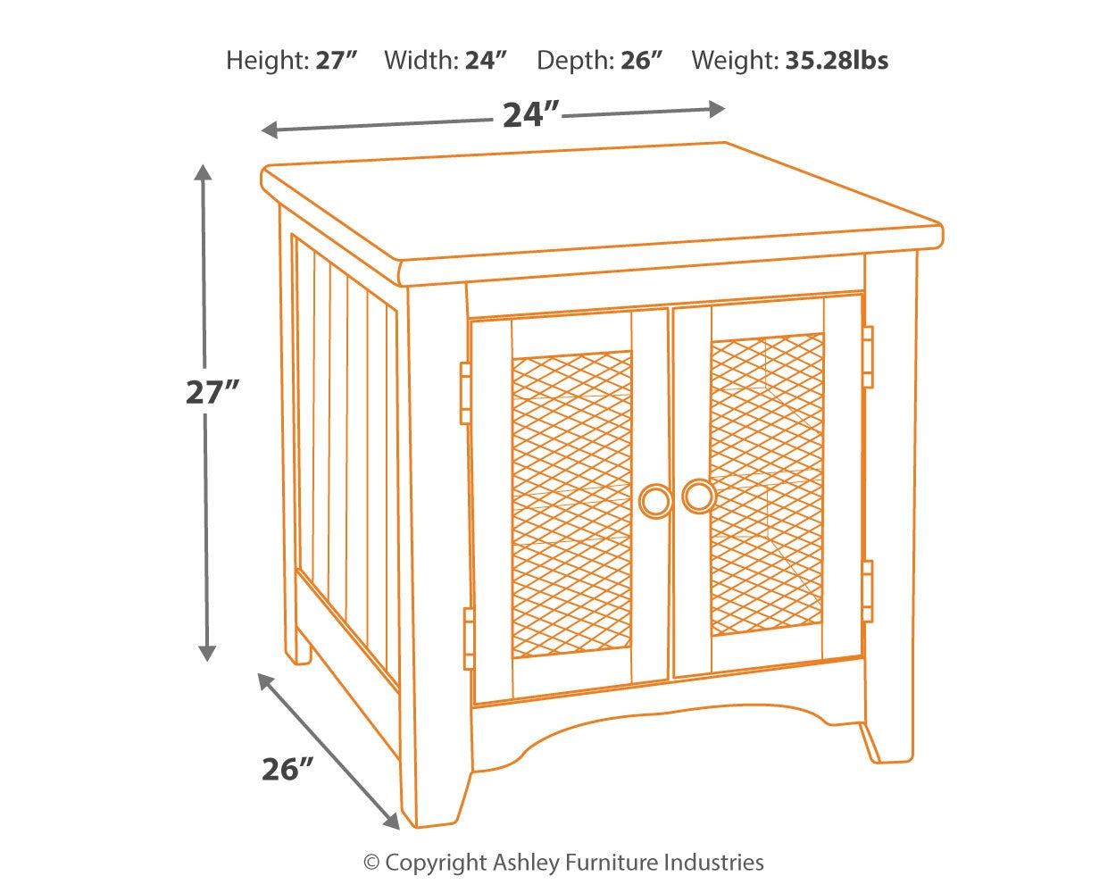 Wystfield End Table
