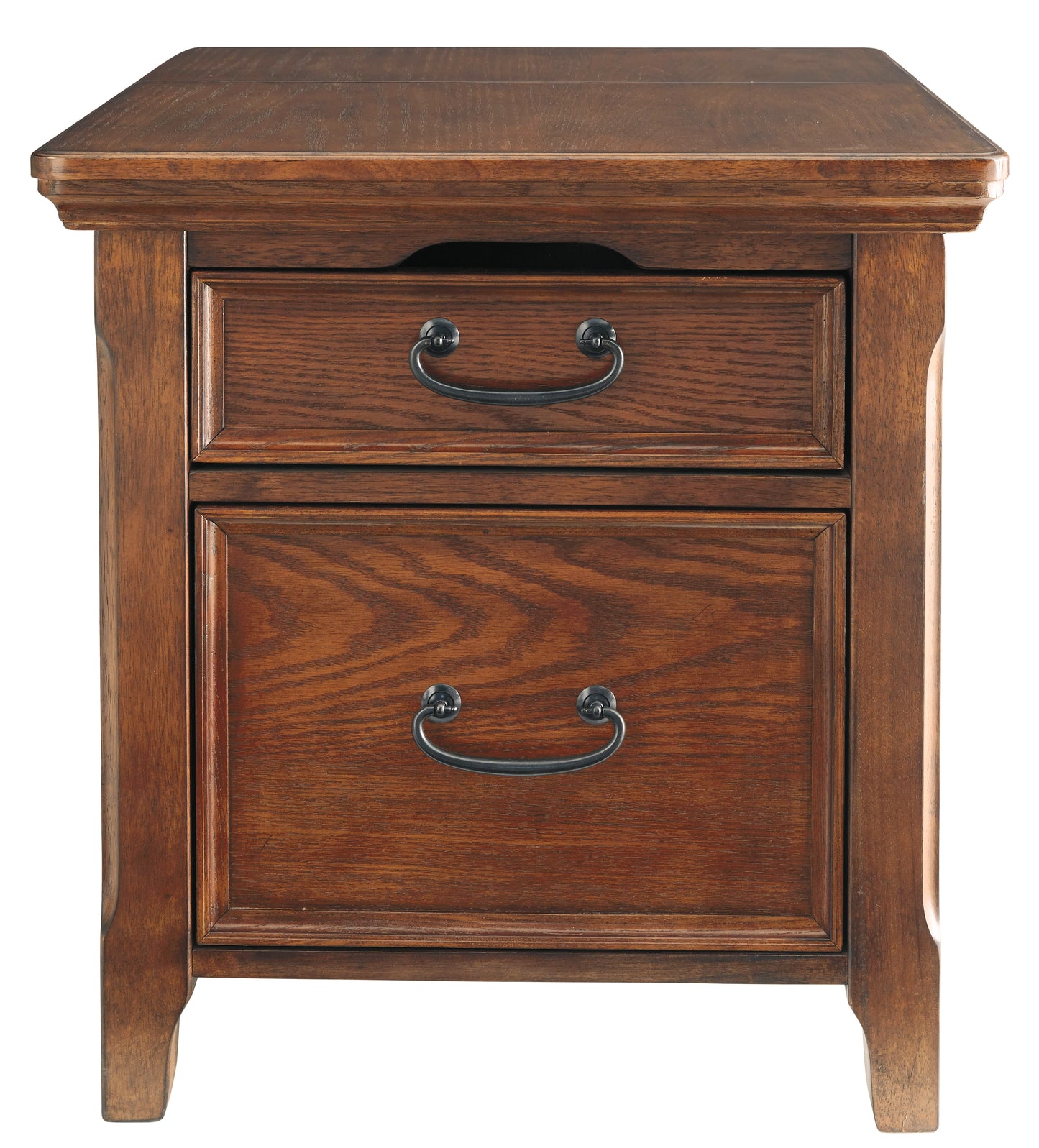 Woodboro Media End Table with Power Outlets