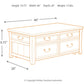 Woodboro Coffee Table with Lift Top