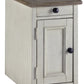 Bolanburg Chairside End Table with USB Ports & Outlets