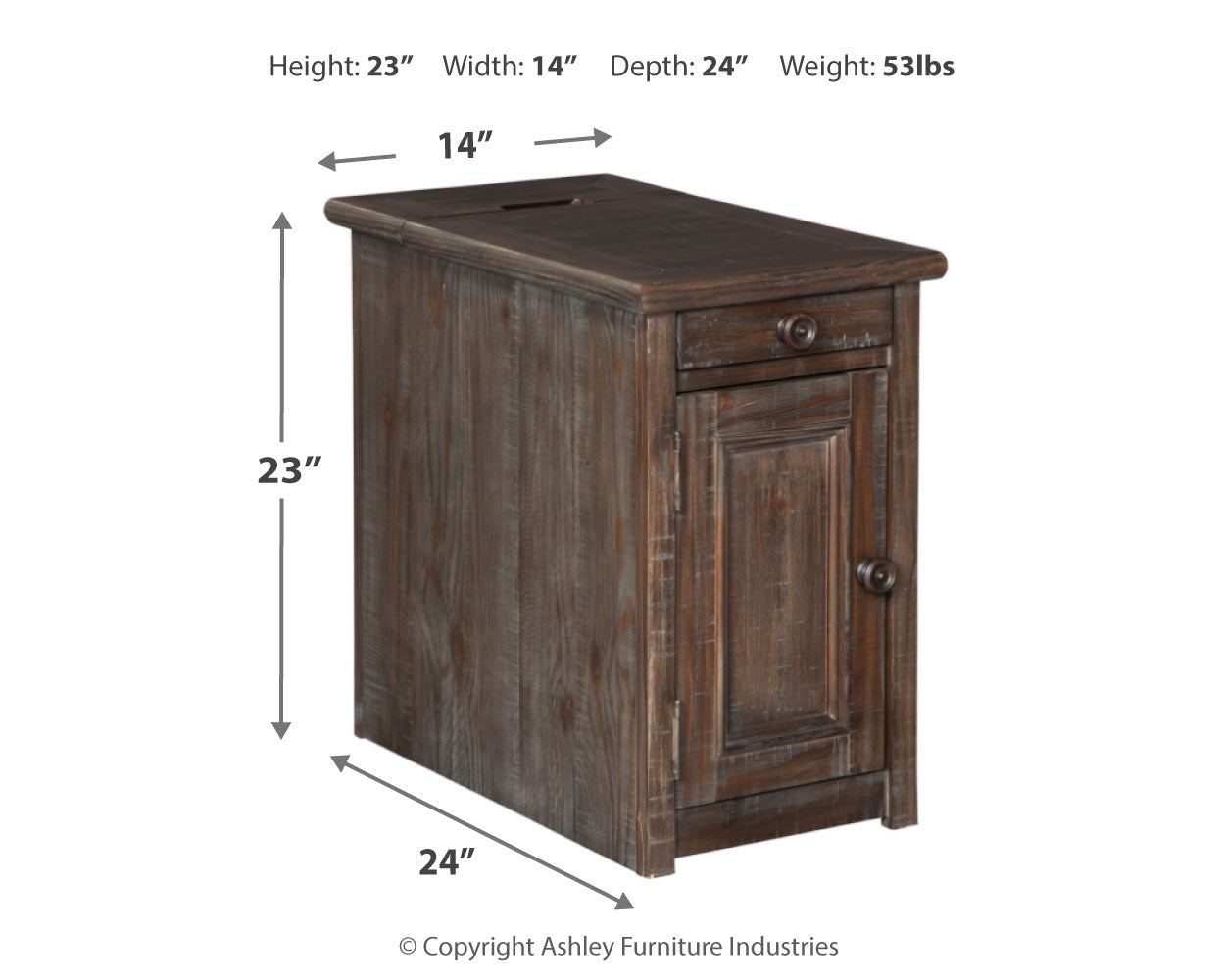 Wyndahl Chairside End Table
