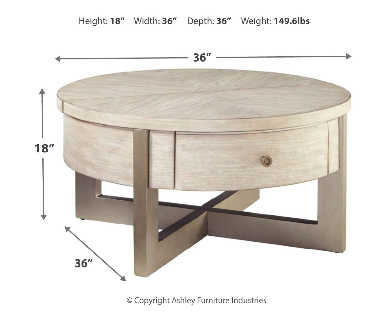 Urlander Coffee Table with Lift Top