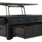 Tyler Creek Coffee Table with Lift Top