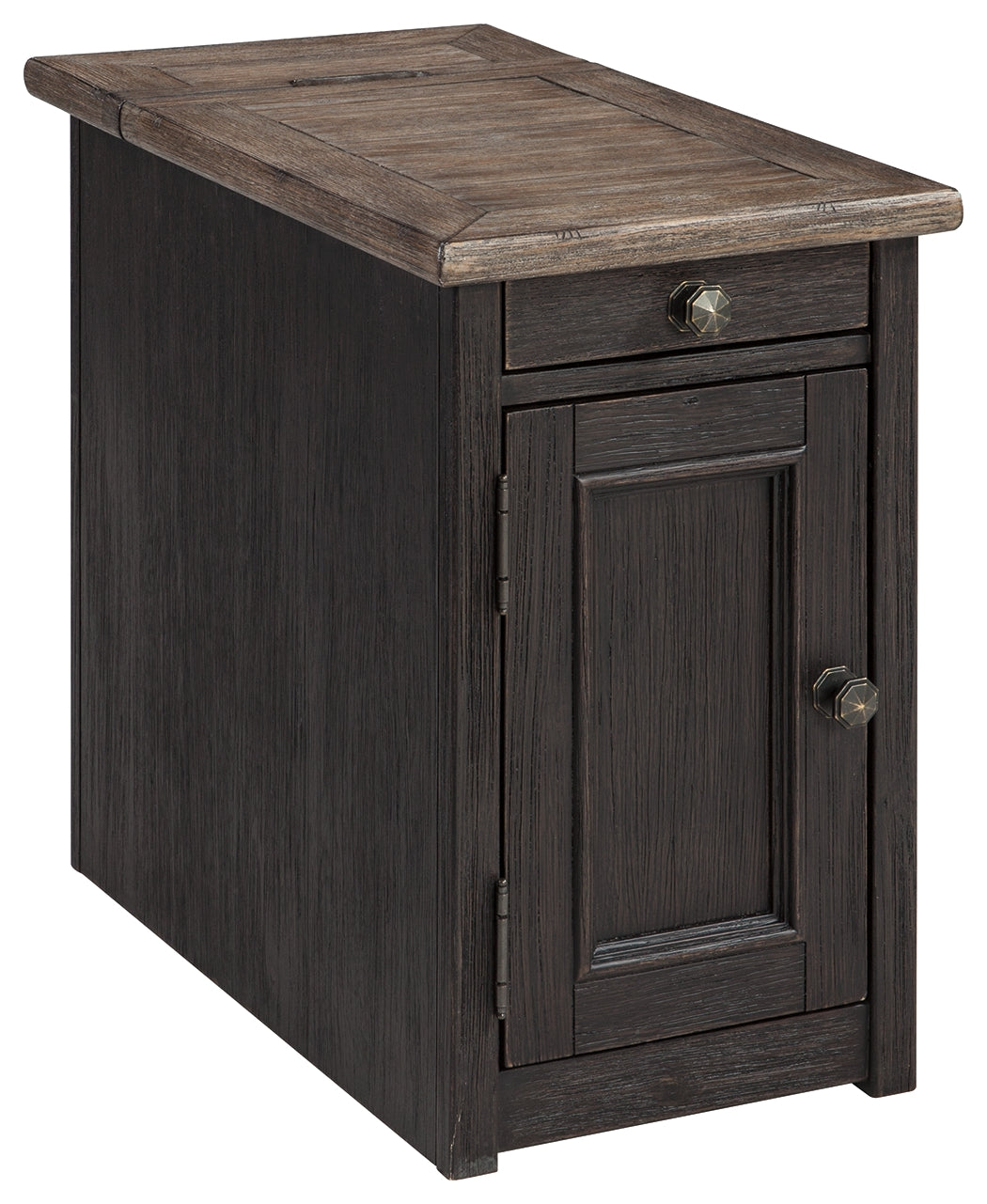 Tyler Creek Chairside End Table with USB Ports & Outlets