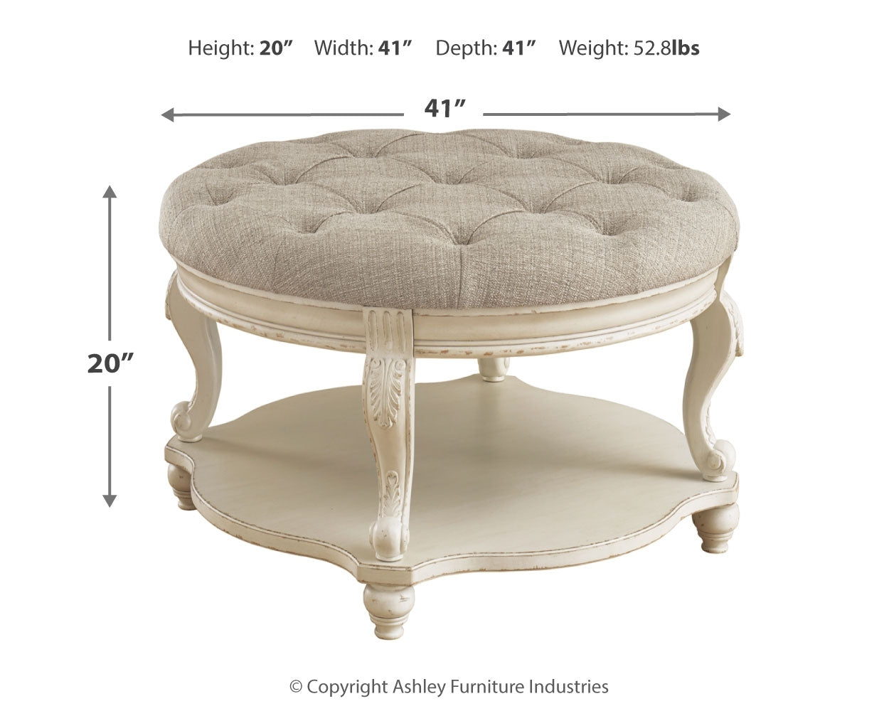 Realyn Ottoman Coffee Table