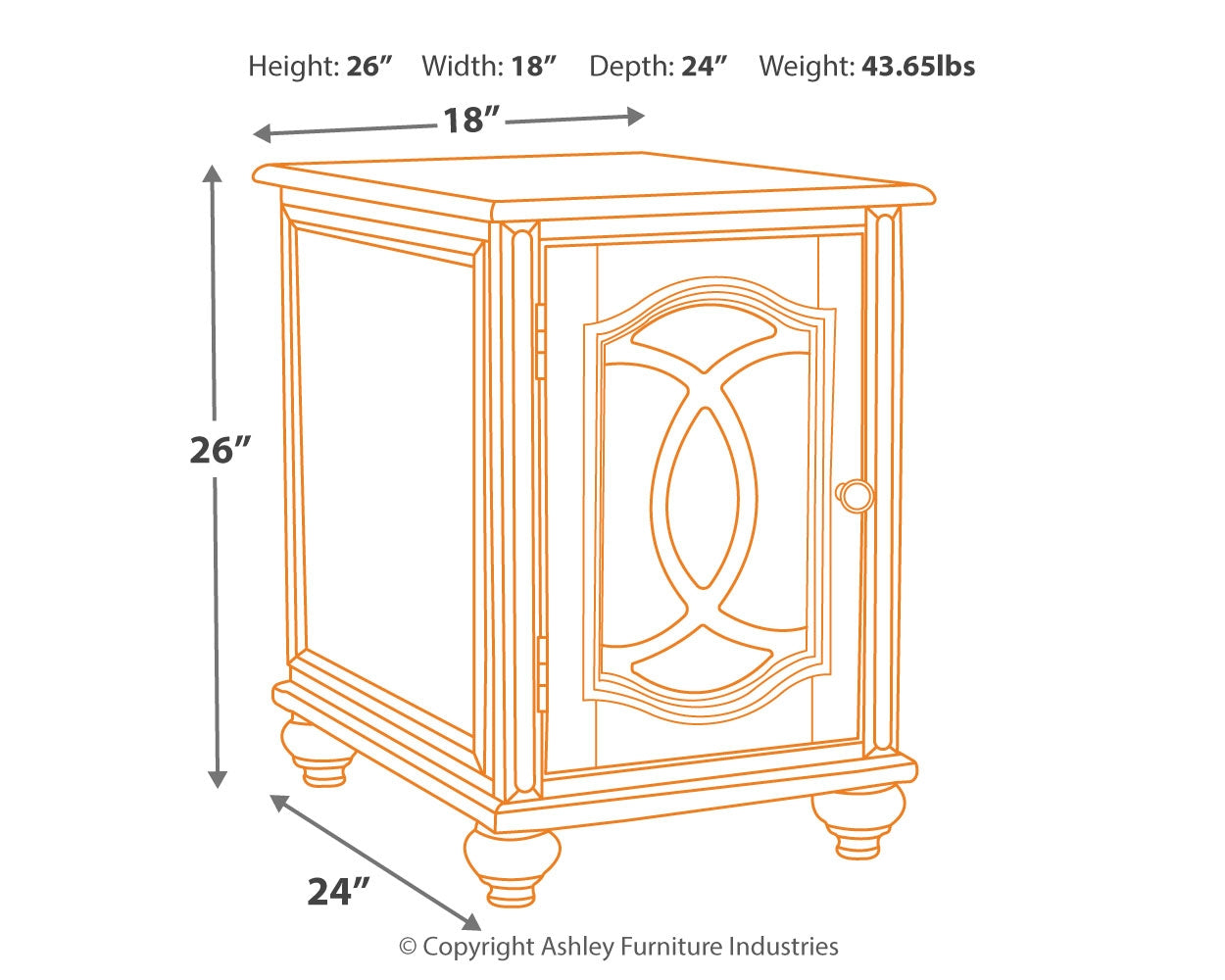 Realyn Chairside End Table