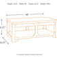 Rogness Coffee Table with Lift Top