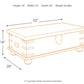 Carynhurst Coffee Table with Lift Top