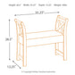 Abbonto Accent Bench