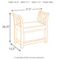 Abbonto Accent Bench