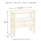 Abbonto Accent Table