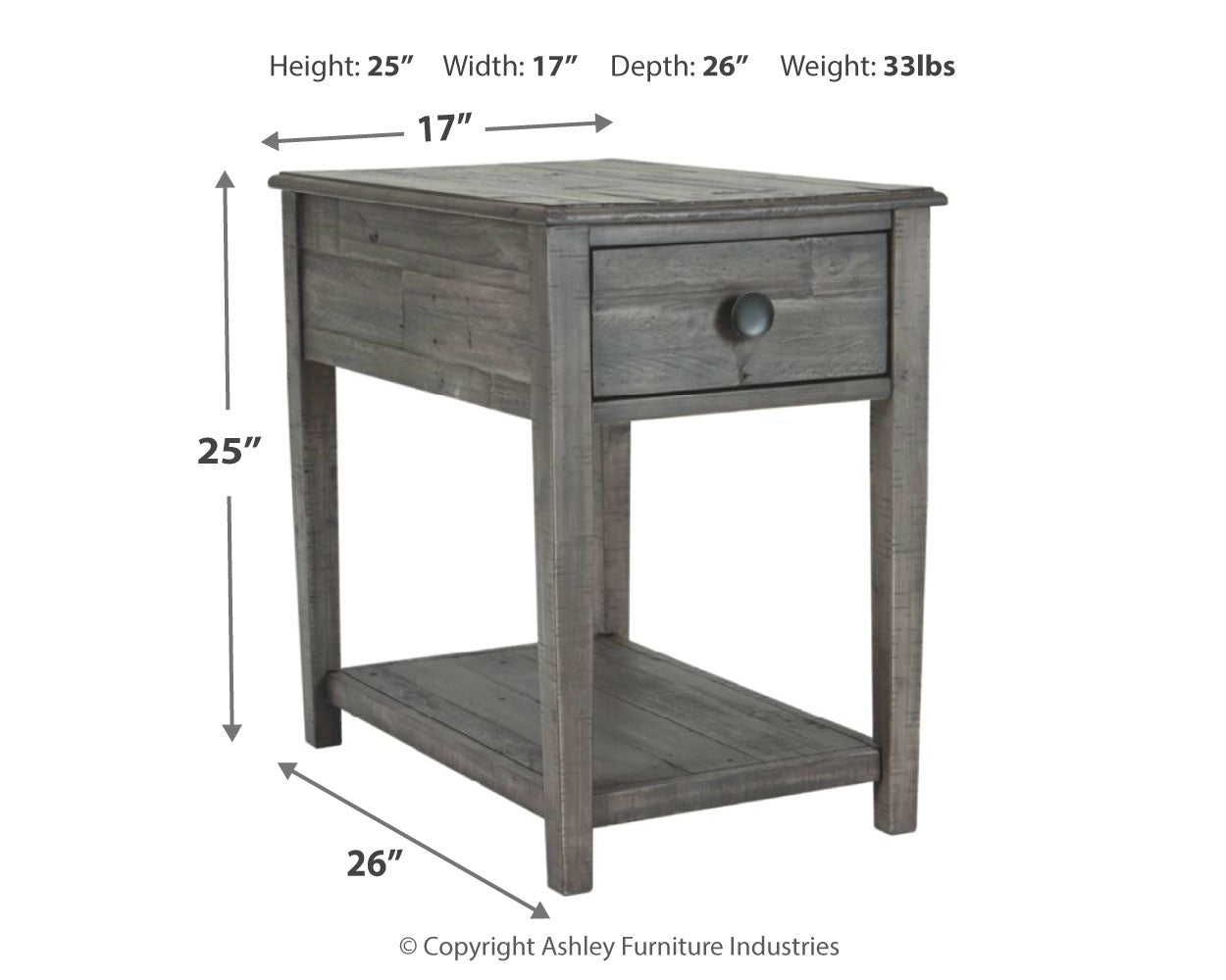 Borlofield End Table
