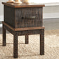 Stanah Chairside End Table with USB Ports & Outlets