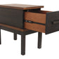Stanah Chairside End Table with USB Ports & Outlets