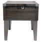 Todoe End Table with USB Ports & Outlets
