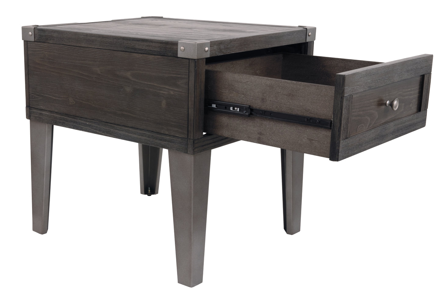 Todoe End Table with USB Ports & Outlets
