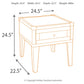 Todoe End Table with USB Ports & Outlets