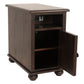 Barilanni Chairside End Table with USB Ports & Outlets