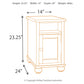 Barilanni Chairside End Table with USB Ports & Outlets