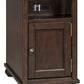 Barilanni Chairside End Table with USB Ports & Outlets