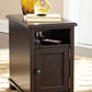 Barilanni Chairside End Table with USB Ports & Outlets