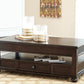 Barilanni Coffee Table with Lift Top
