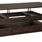 Barilanni Coffee Table with Lift Top
