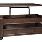 Barilanni Coffee Table with Lift Top