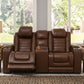 Backtrack Power Reclining Loveseat with Console