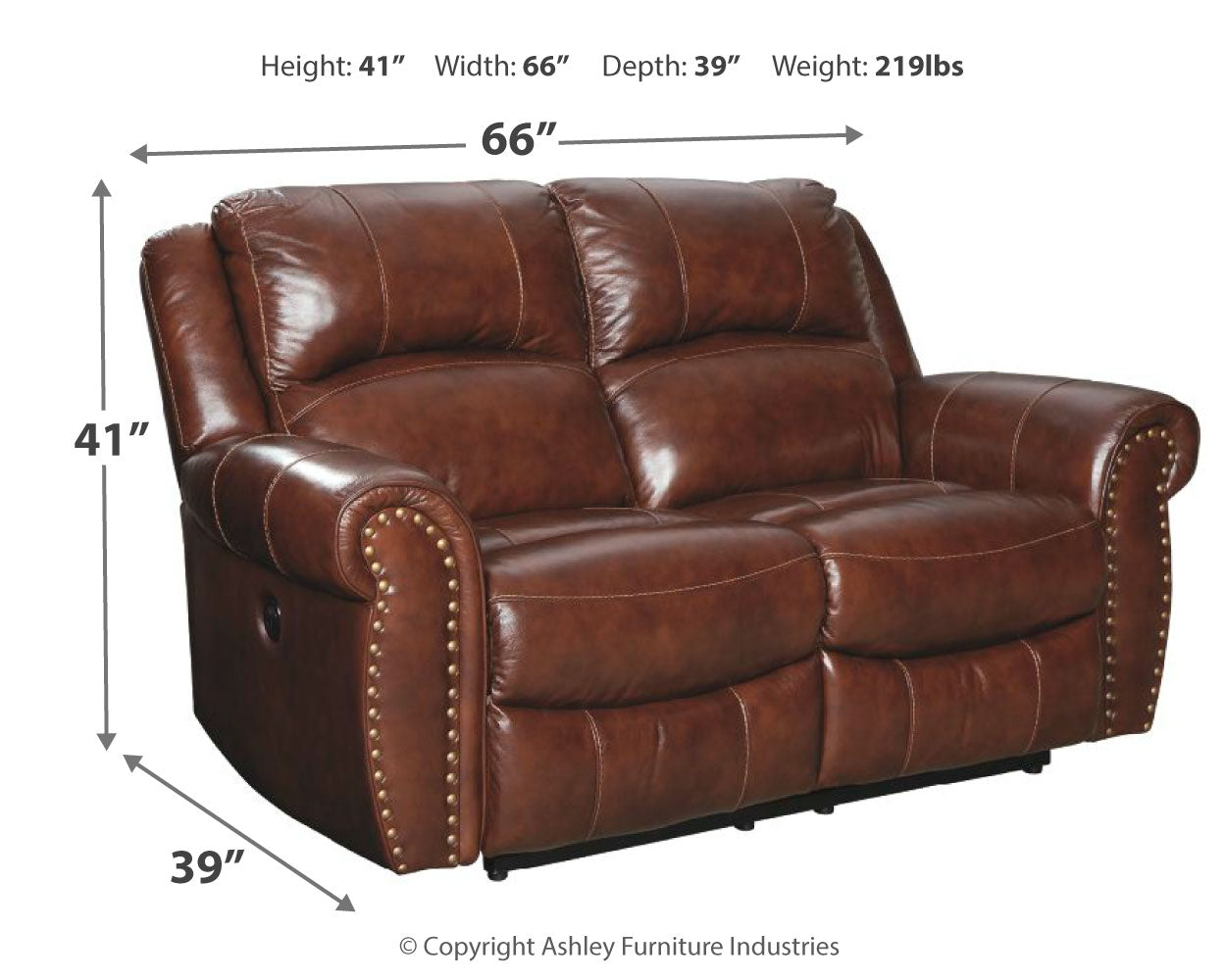 Bingen Power Reclining Loveseat