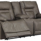 Wurstrow Power Reclining Loveseat with Console