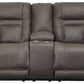 Wurstrow Power Reclining Loveseat with Console