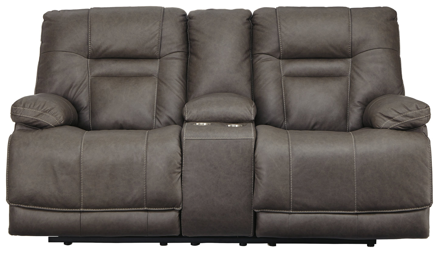Wurstrow Power Reclining Loveseat with Console