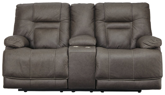 Wurstrow Power Reclining Loveseat with Console