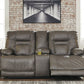 Wurstrow Power Reclining Loveseat with Console