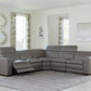 Texline 6-Piece Power Reclining Sectional