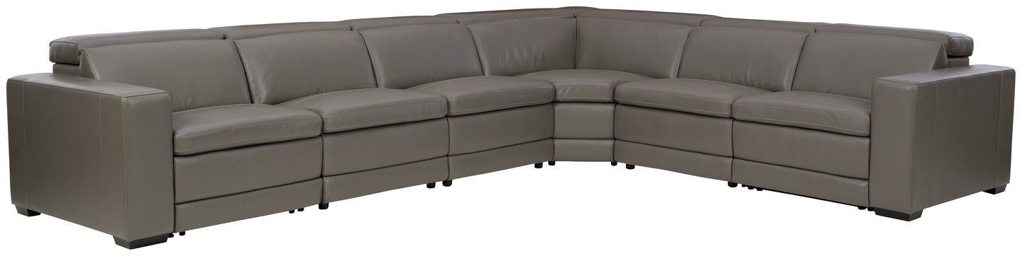 Texline 6-Piece Power Reclining Sectional