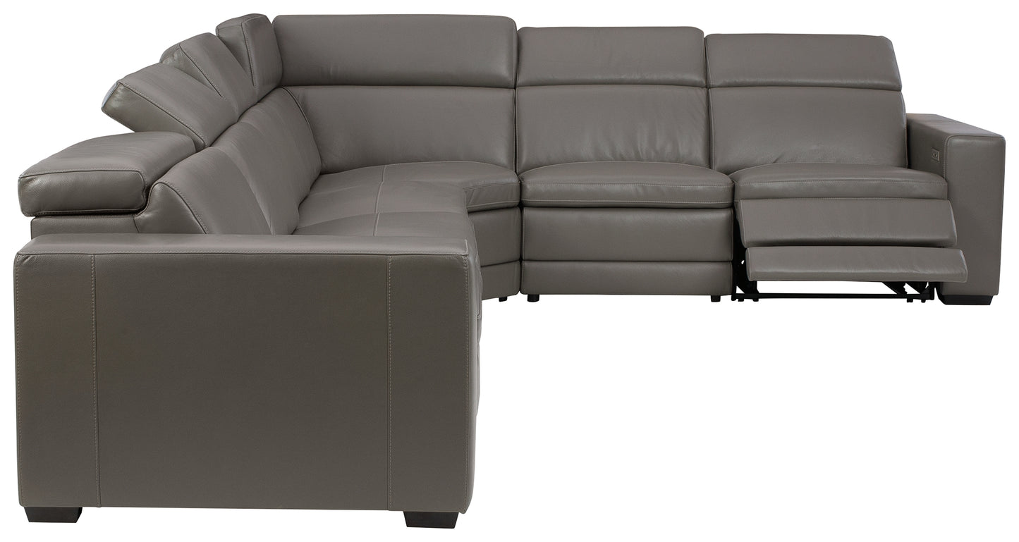 Texline 6-Piece Power Reclining Sectional