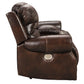 Buncrana Power Reclining Loveseat with Console