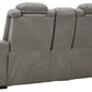 The Man-Den Power Reclining Loveseat with Console