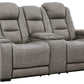 The Man-Den Power Reclining Loveseat with Console