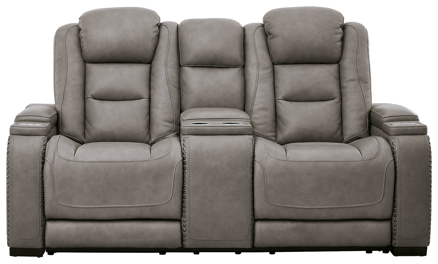 The Man-Den Power Reclining Loveseat with Console
