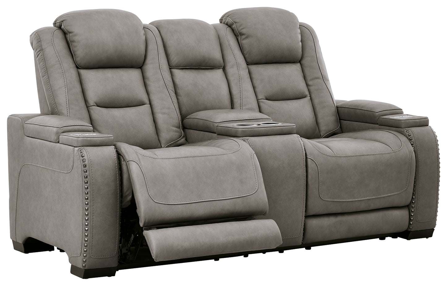 The Man-Den Power Reclining Loveseat with Console