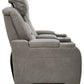 The Man-Den Power Reclining Loveseat with Console